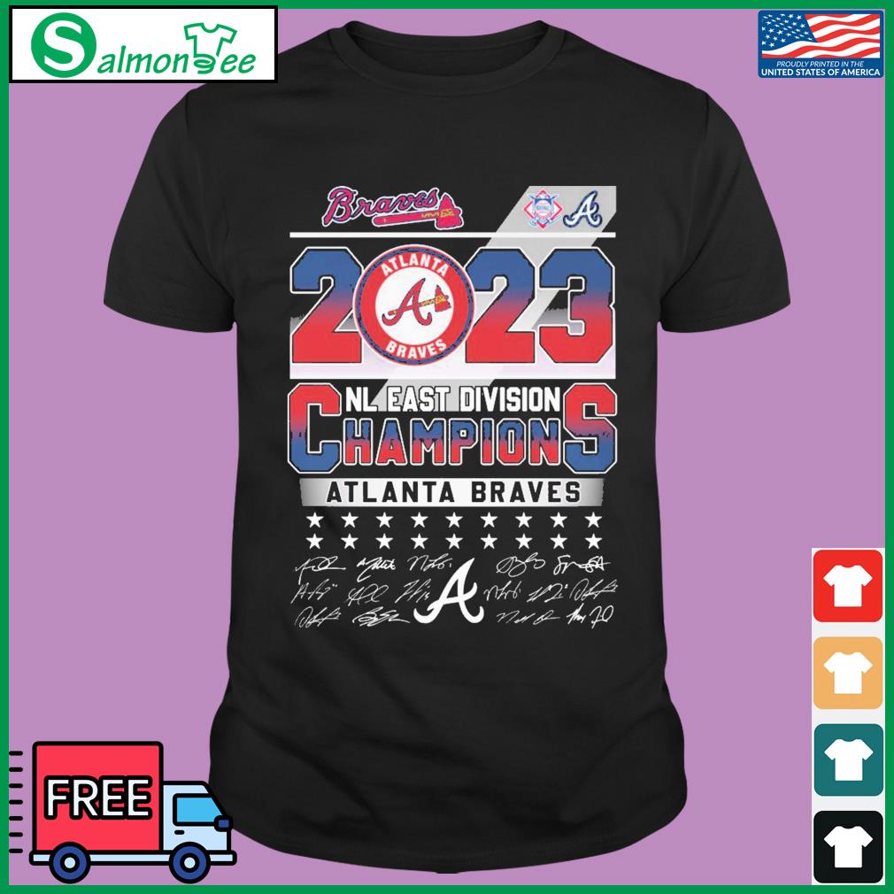 Atlanta Braves NL east champions 2022 signatures shirt, hoodie, sweater,  long sleeve and tank top