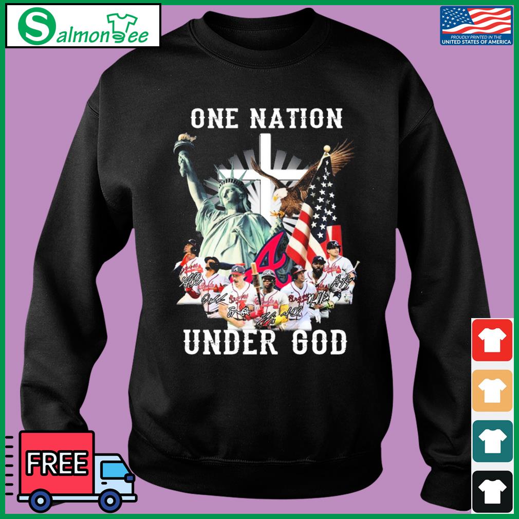 Atlanta Braves One Nation Under God 2023 Postseason Shirt, hoodie, sweater,  long sleeve and tank top