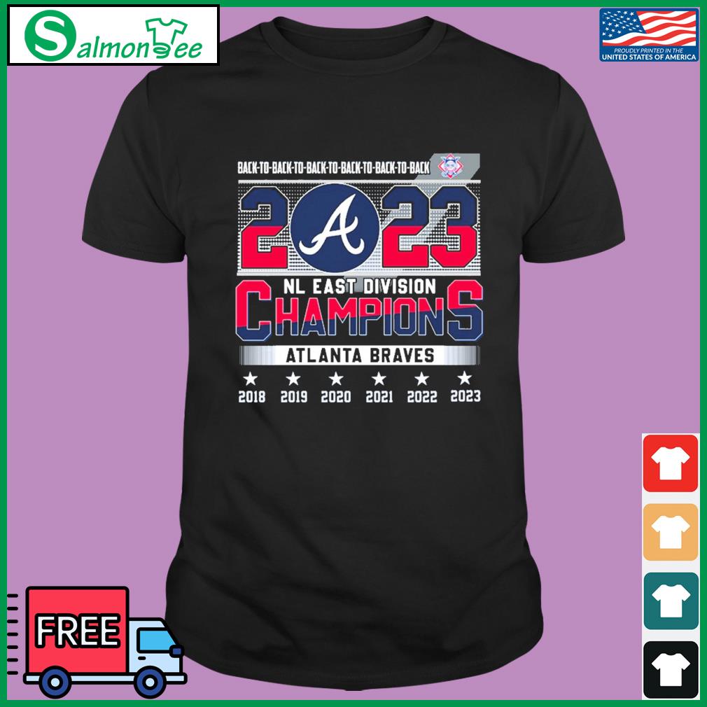 Atlanta Braves 2023 NL East Division Champions 2023 T Shirt -   Worldwide Shipping