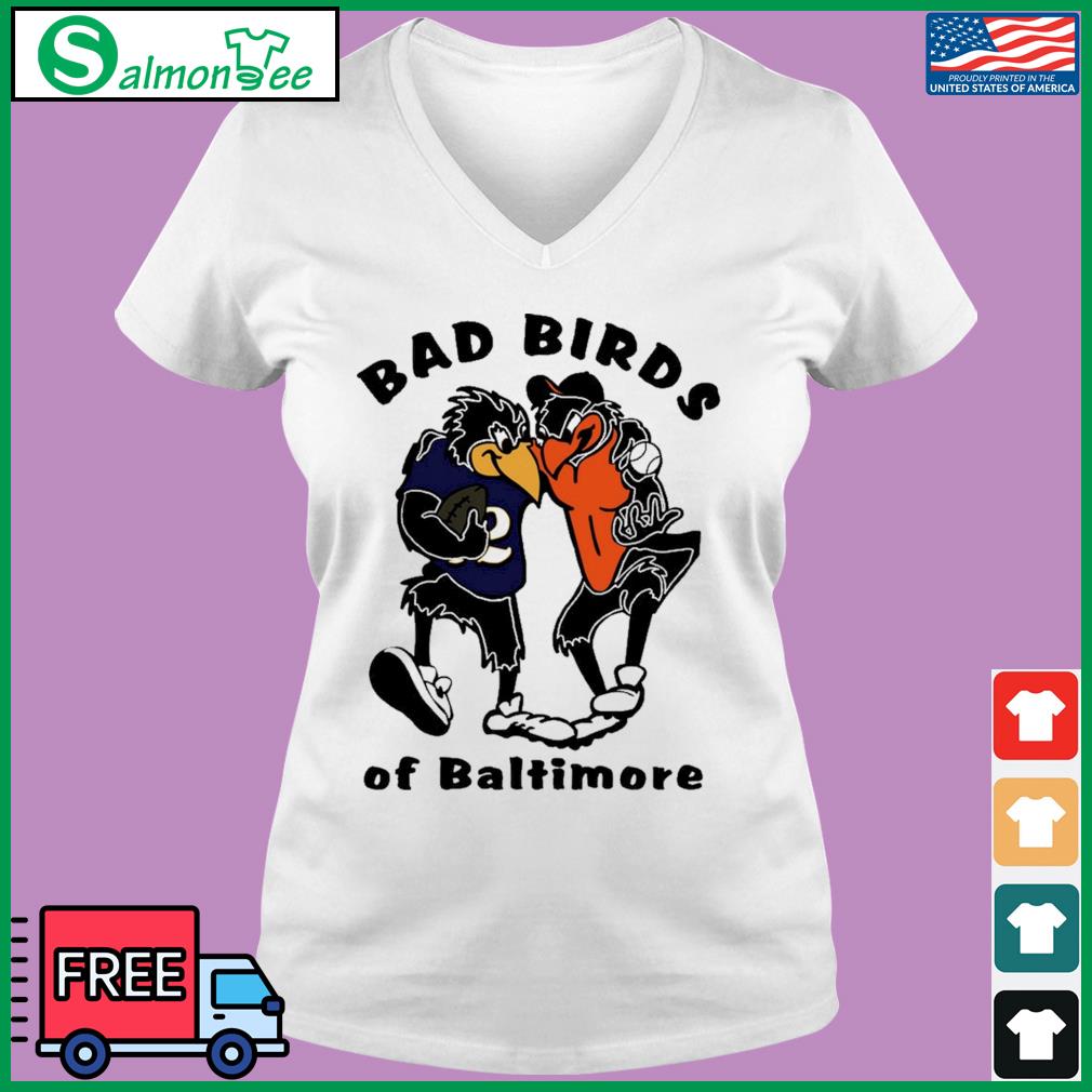 Birds of a feather Baltimore Ravens and Baltimore Orioles shirt, hoodie,  sweater, long sleeve and tank top