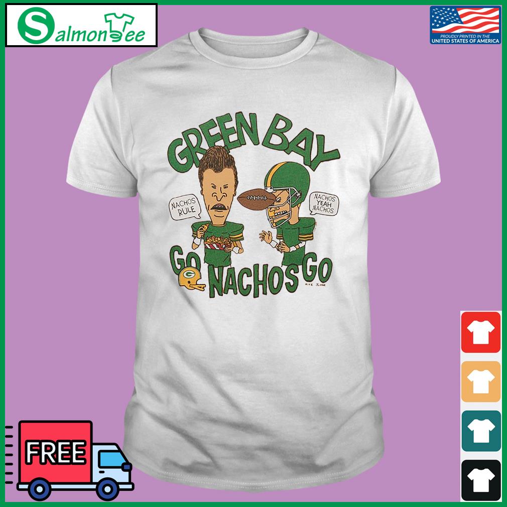 Beavis And Butthead X Green Bay Packers Nachos Shirt