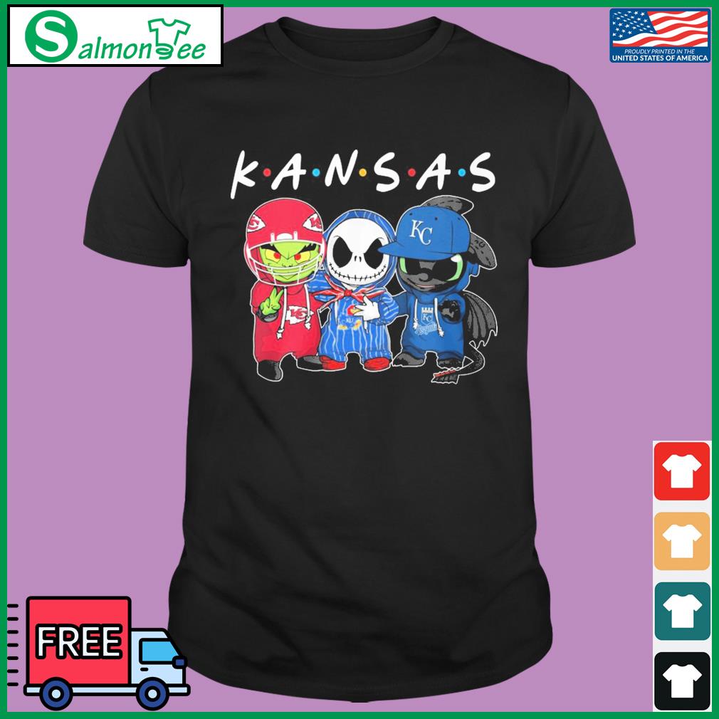 Nice kansas Kansas Jayhawks Kansas City Chiefs and Kansas City Royals shirt,  hoodie, sweater, long sleeve and tank top