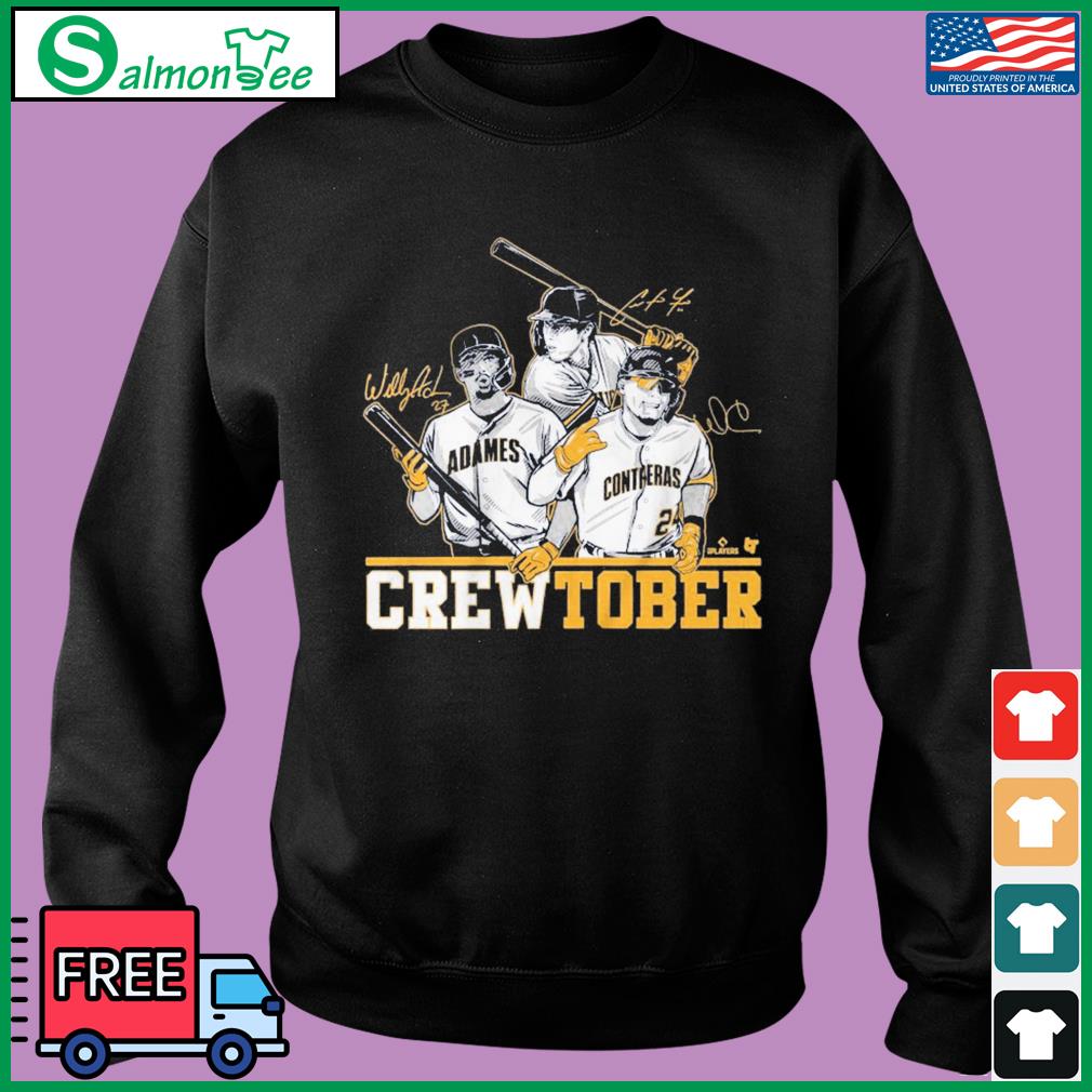 Official christian Yelich Willy Adames William Contreras Crewtober Shirt,  hoodie, sweatshirt for men and women