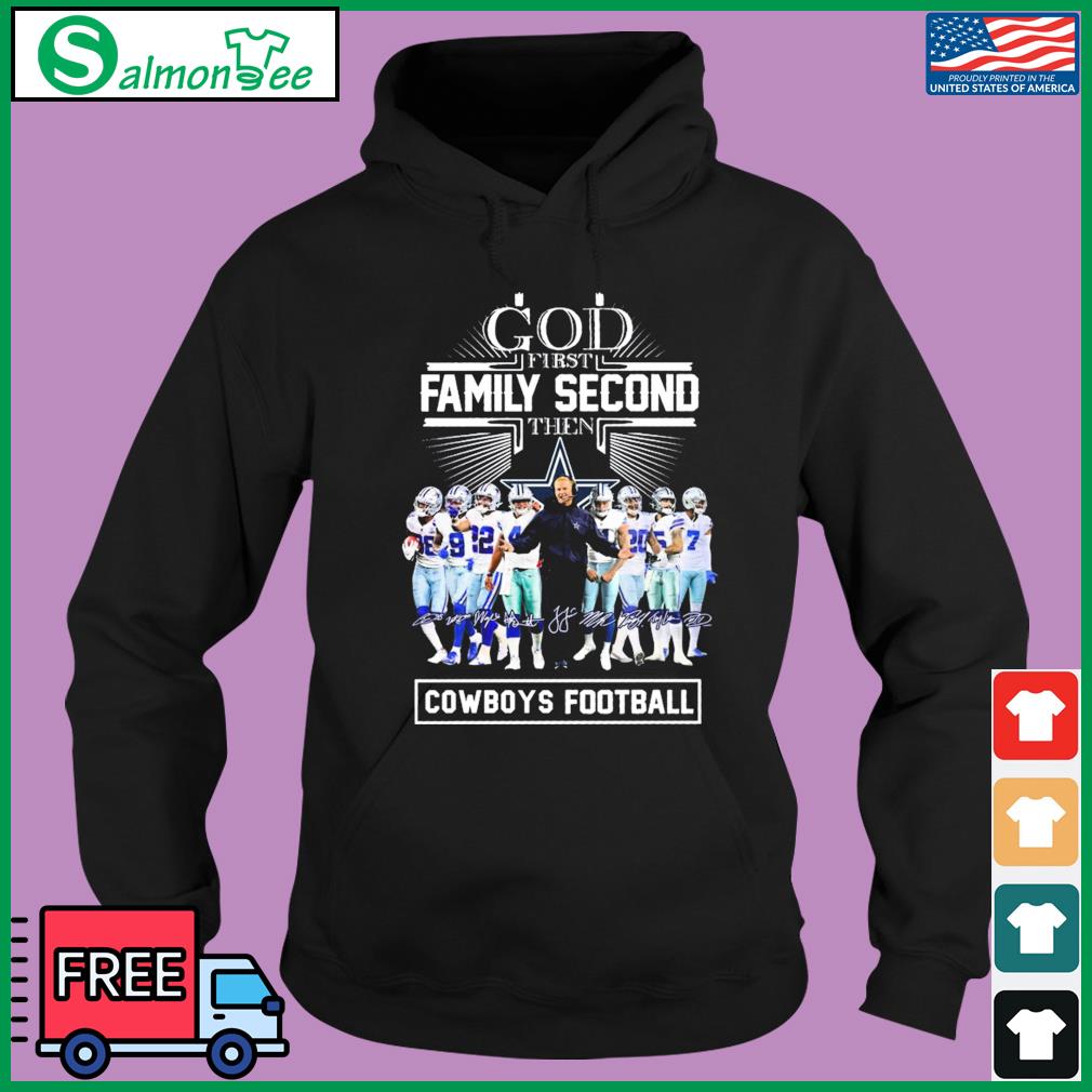 God first Family second then Dallas Cowboys football christmas gift for dad