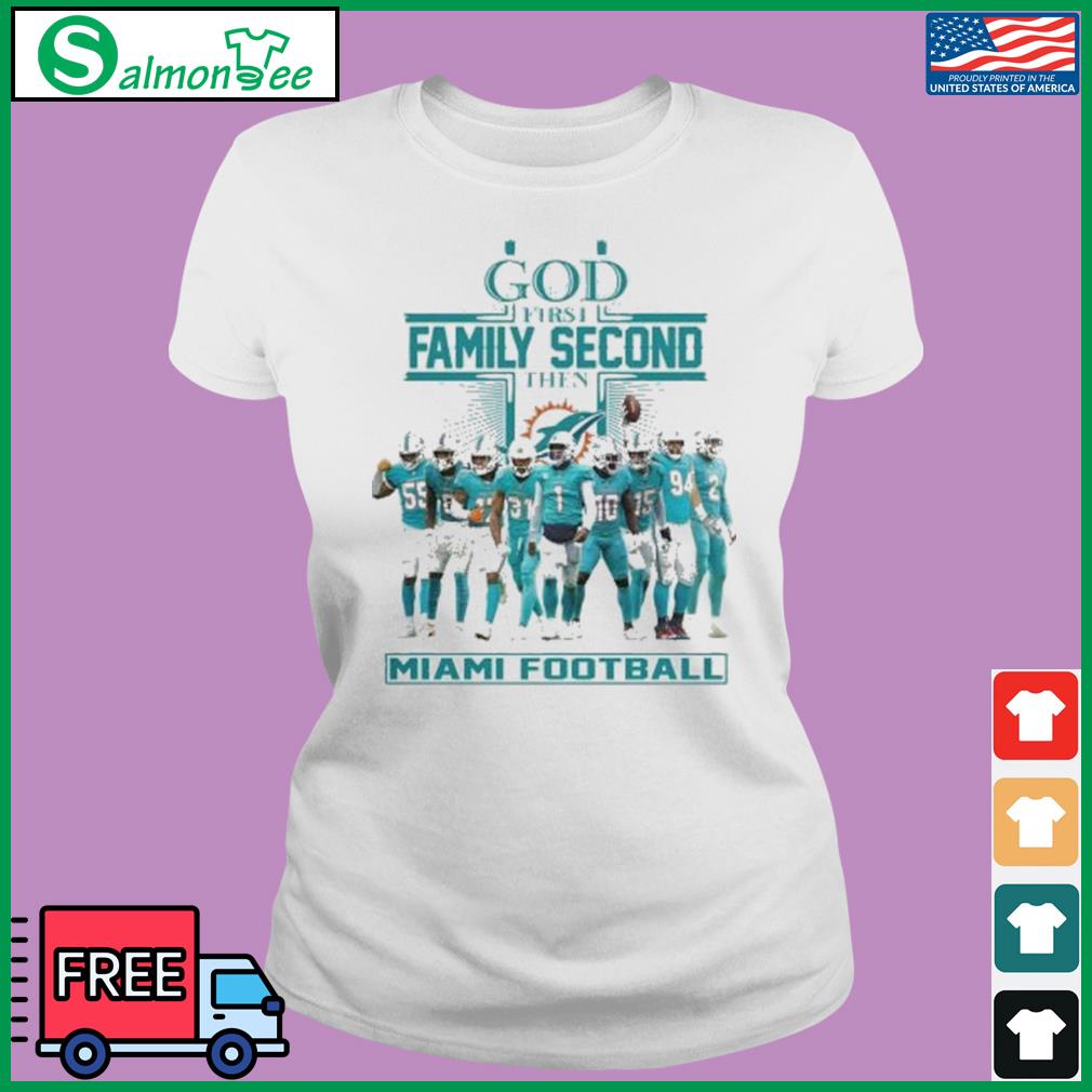 God First Family Second Then Seahawks Shirt - High-Quality Printed