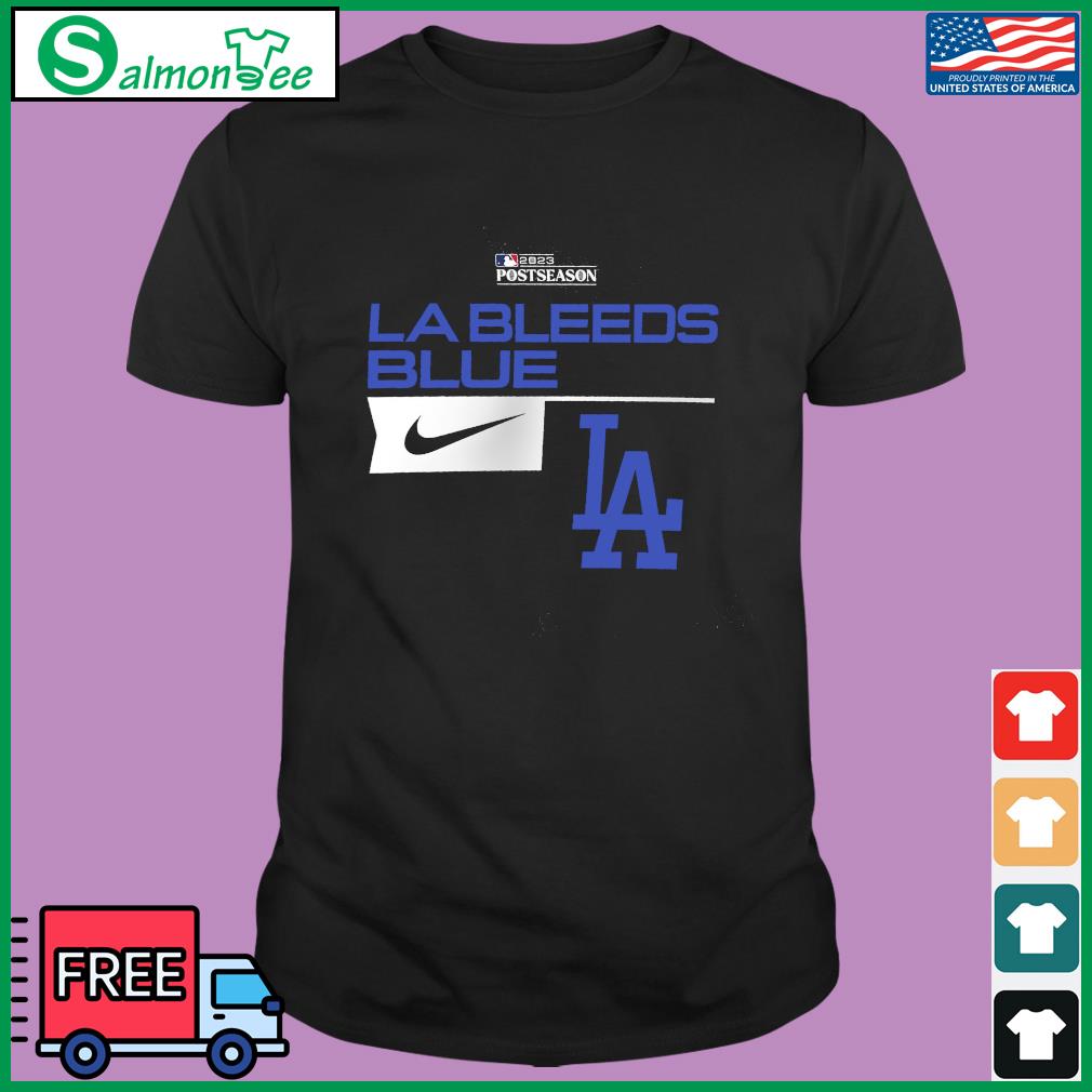 nice los angeles dodgers nike royal 2023 postseason authentic