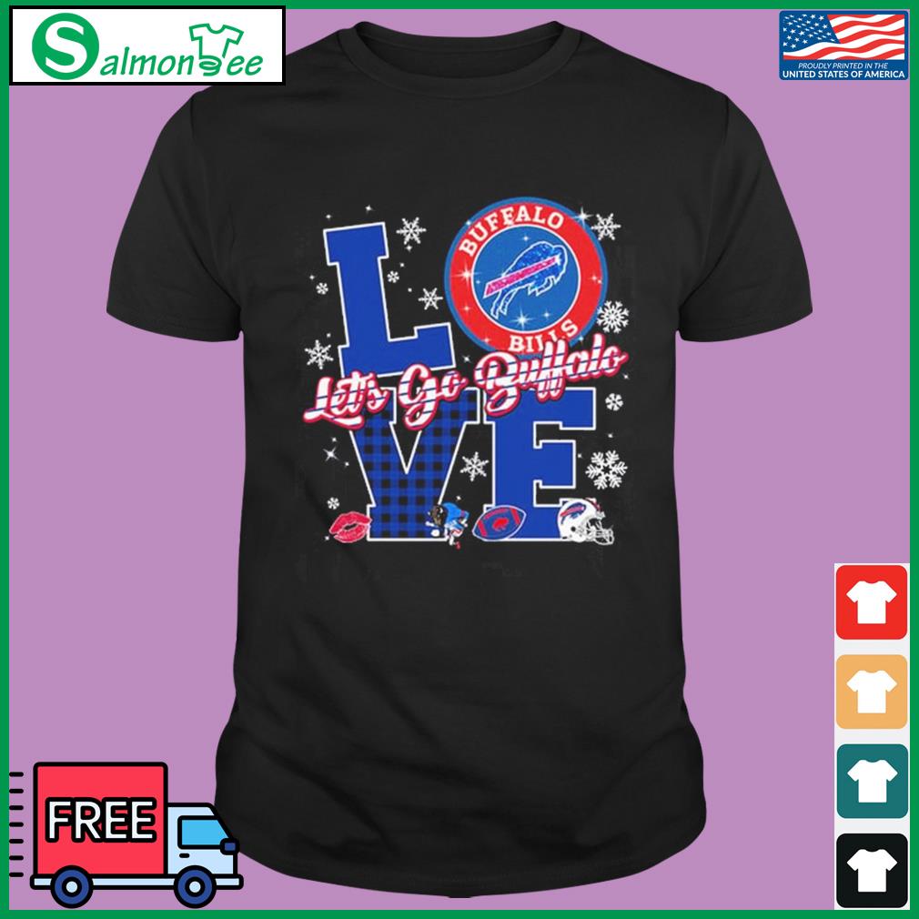 Love Let's Go Buffalo Bills Christmas Shirt, hoodie, longsleeve,  sweatshirt, v-neck tee