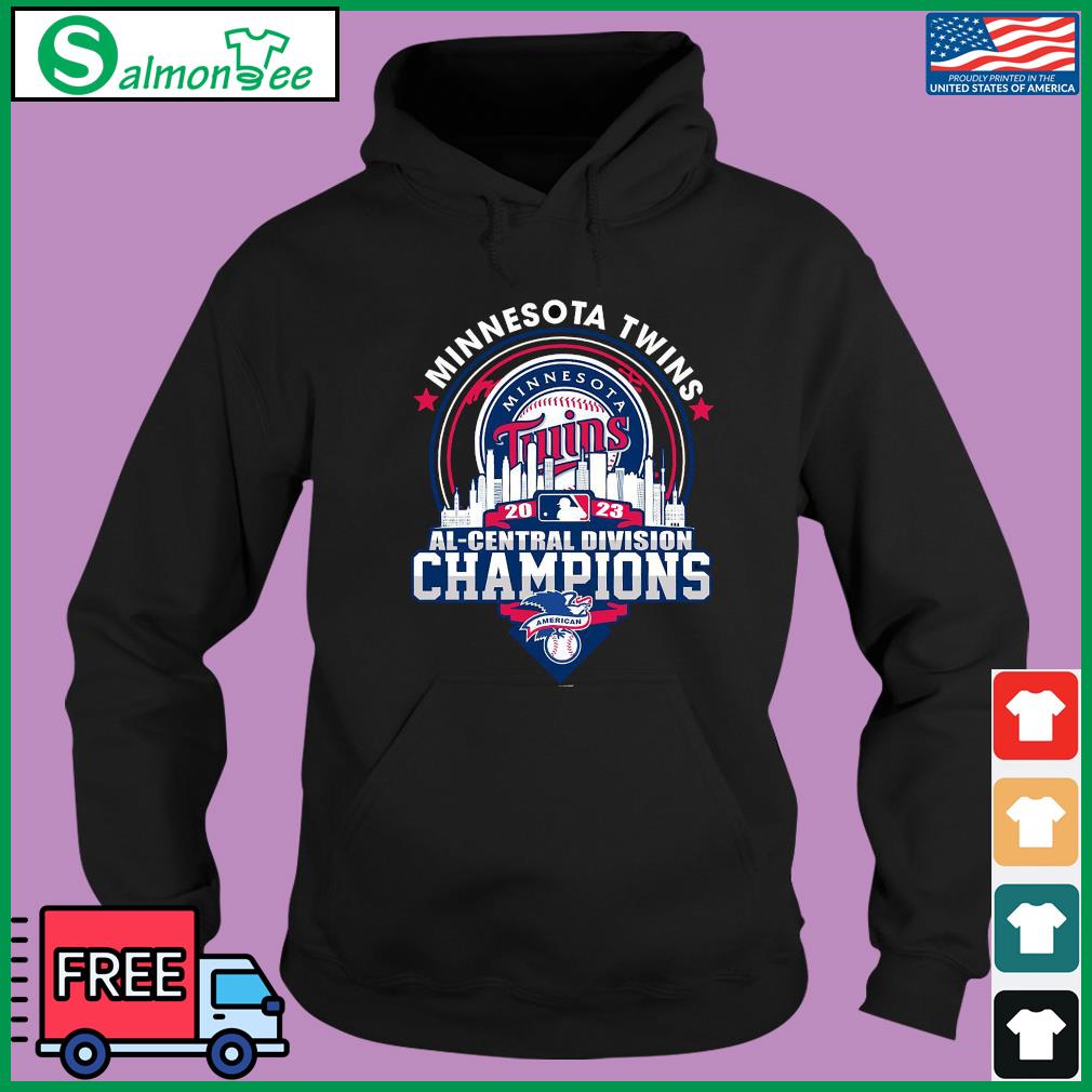 Official minnesota Twins 2023 Al Central Division Champions Skyline shirt,  hoodie, sweatshirt for men and women