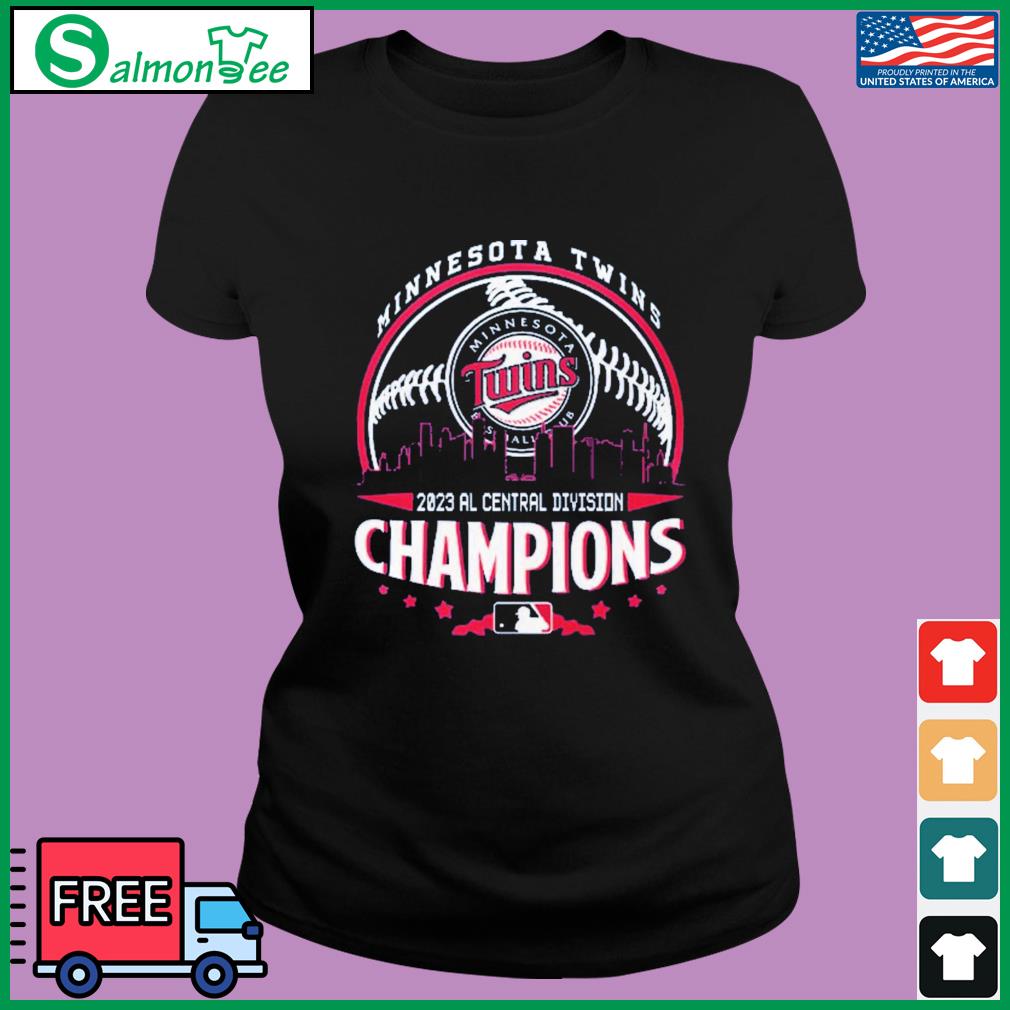 Official Minnesota Twins 2023 Al Central Division Champions Skyline shirt,  hoodie, longsleeve, sweatshirt, v-neck tee