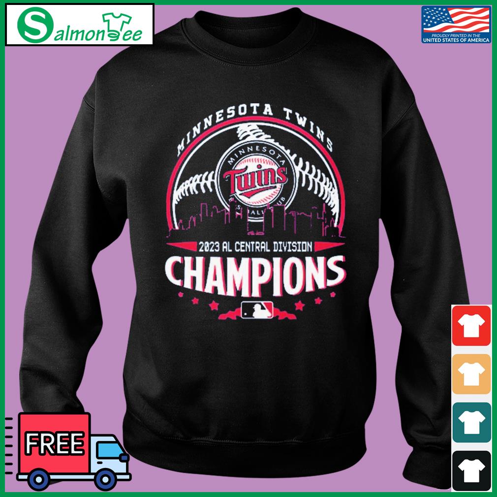 Skyline Twins 2023 AL Central Division Champions Minnesota Twins shirt,  hoodie, sweater, long sleeve and tank top