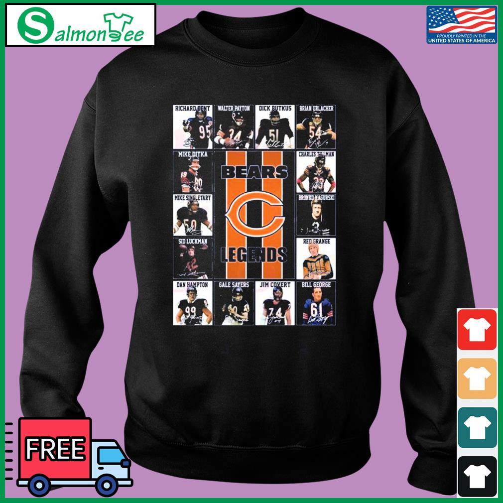 Funny chicago Bears Legends Sport Teams Signature Shirt, hoodie, sweater,  long sleeve and tank top