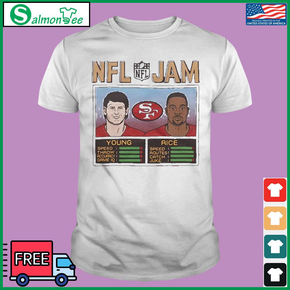 Nfl Jam 49ers Young And Rice 2022 shirt, hoodie, sweater, long sleeve and  tank top