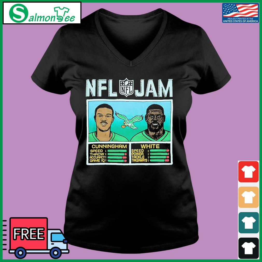 NFL Jam Eagles Cunningham And White