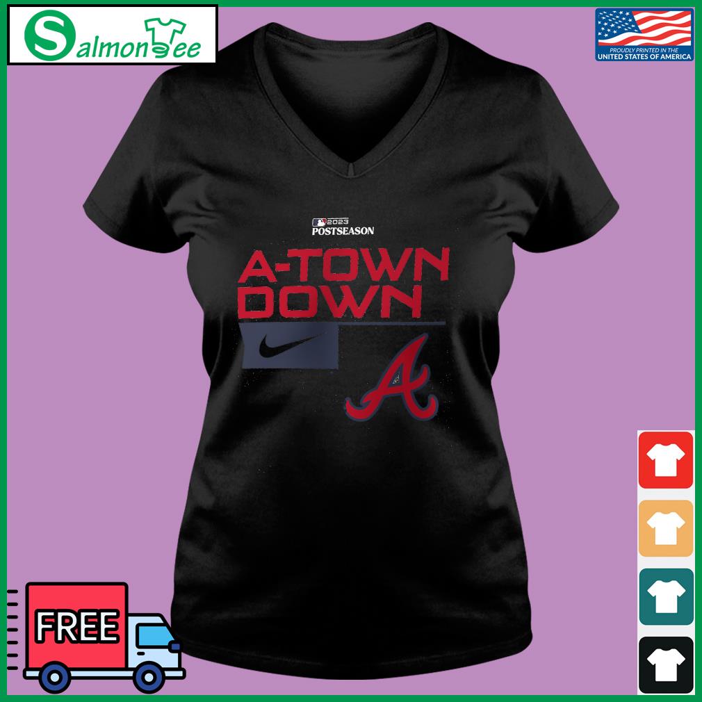 Nike Atlanta Braves 2023 MLB Postseason A-Town Down Shirt, hoodie, sweater,  long sleeve and tank top