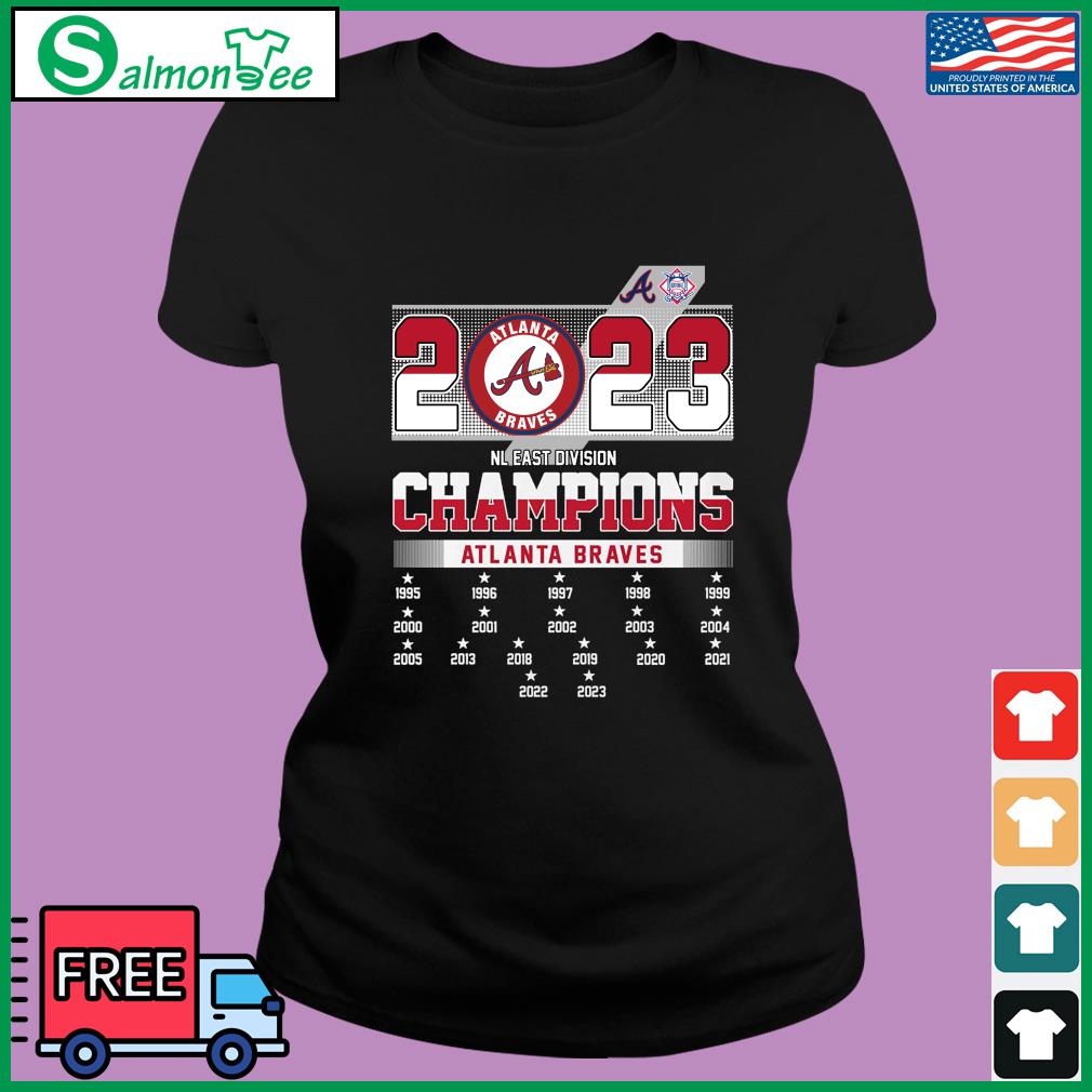 Atlanta Braves 2023 NL East Division Champions 18X Champs shirt, hoodie,  sweater, long sleeve and tank top