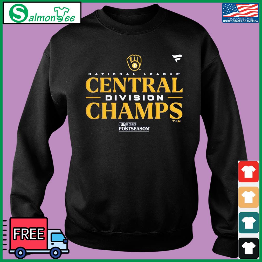 Official Milwaukee Brewers Champions National League Central Division 2023  MLB Postseason Shirt, hoodie, sweater, long sleeve and tank top