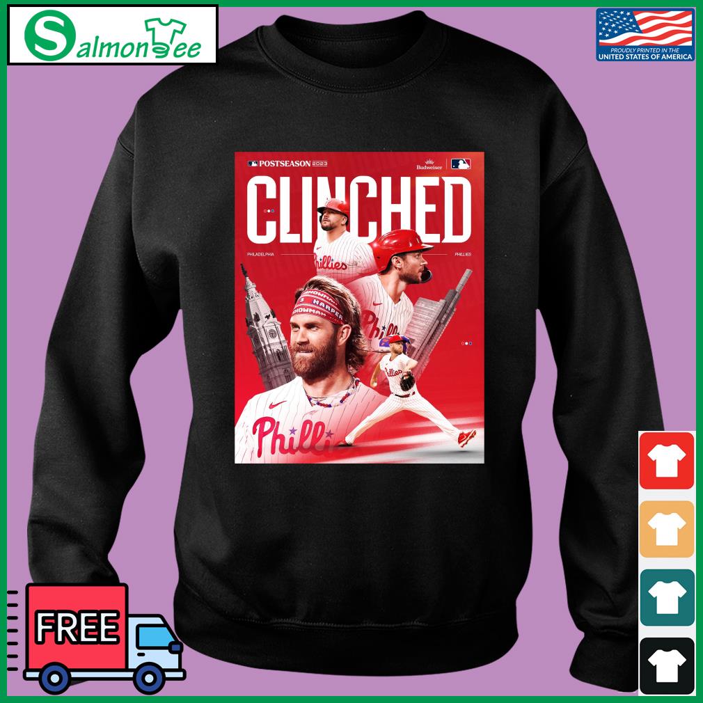 Philadelphia Phillies Postseason Clinched 2023 Take October shirt, hoodie,  sweater, long sleeve and tank top