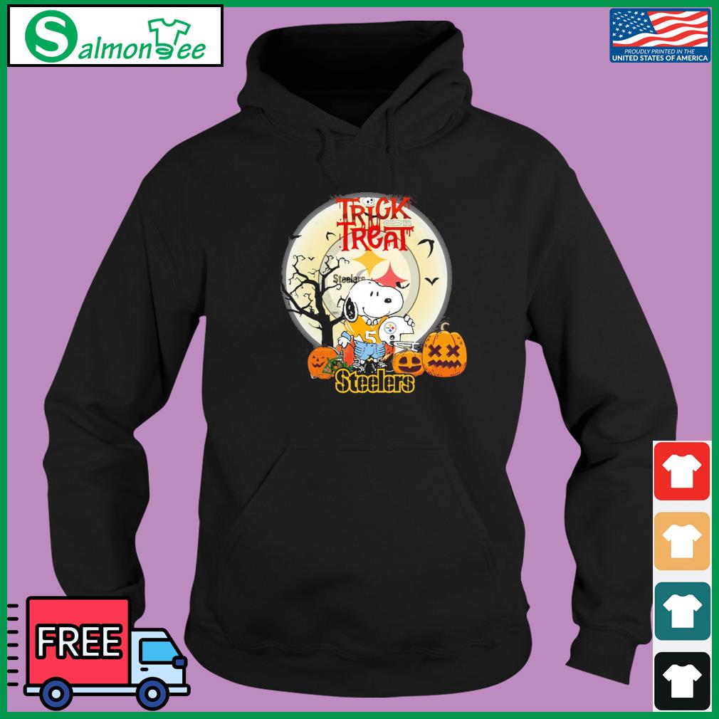 Snoopy Trick Or Treat Halloween Pittsburgh Steelers 2023 T-shirt