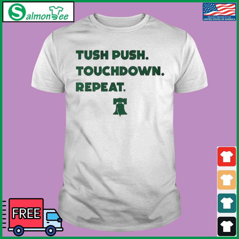 Philadelphia Phillies Tush Push Touchdown Repeat T-Shirt