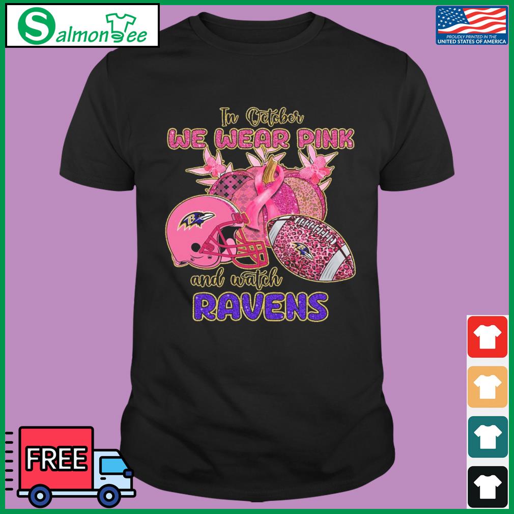 pink baltimore ravens shirt