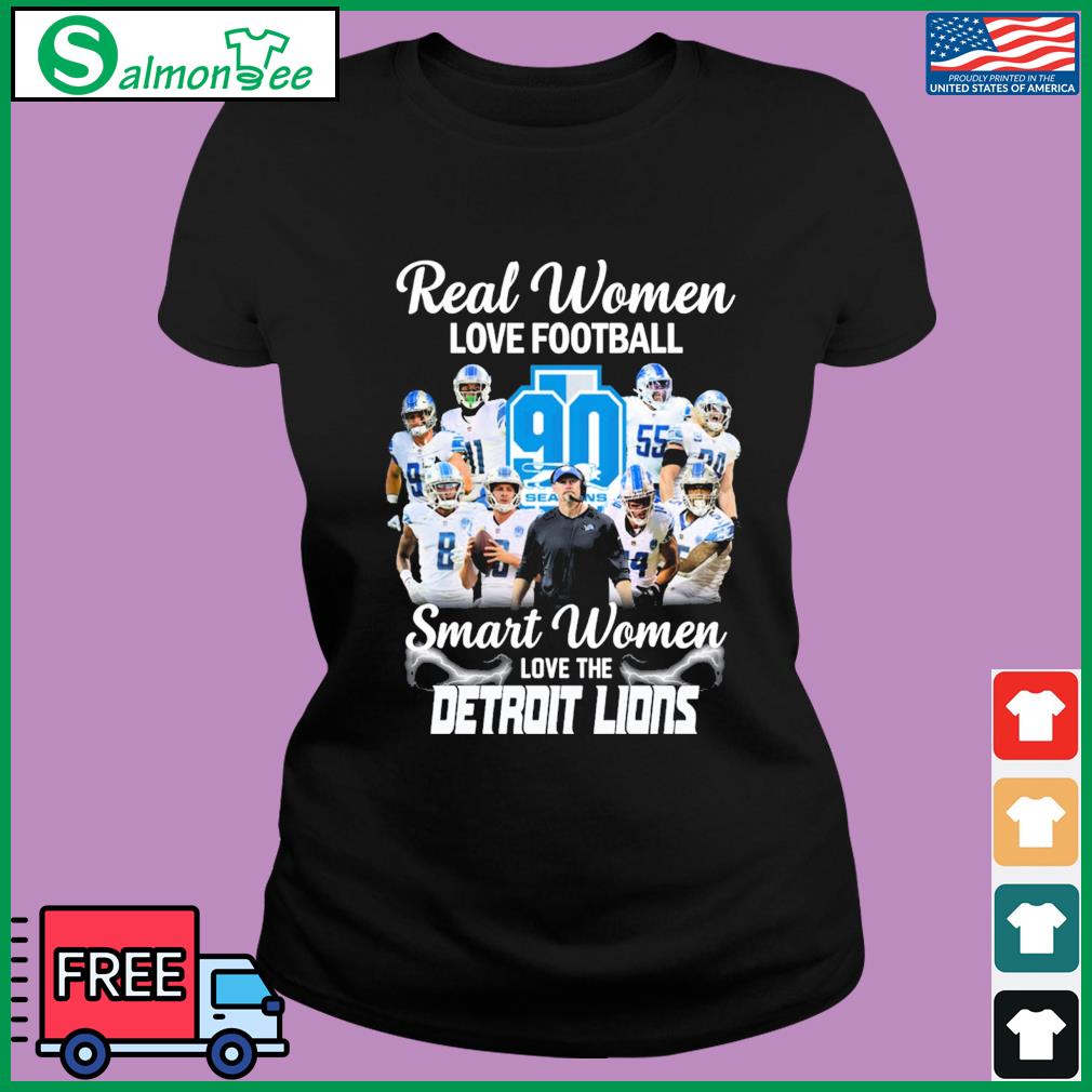 Real women love Football smart women love the detroit lions shirt, hoodie,  sweater, long sleeve and tank top