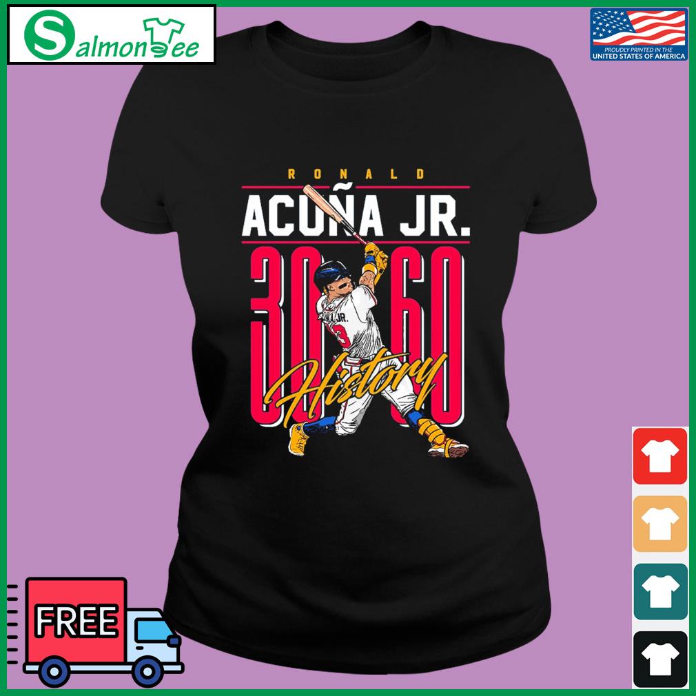 Celebrate Ronald Acuña Jr.'s historic season with this 30-60 tee