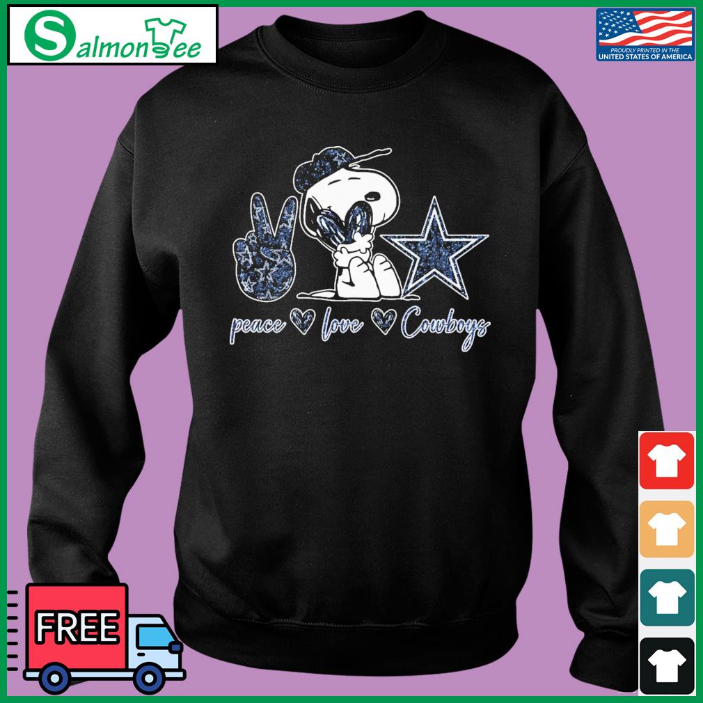 Peace love Dallas Cowboys shirt, hoodie, sweater and v-neck t-shirt