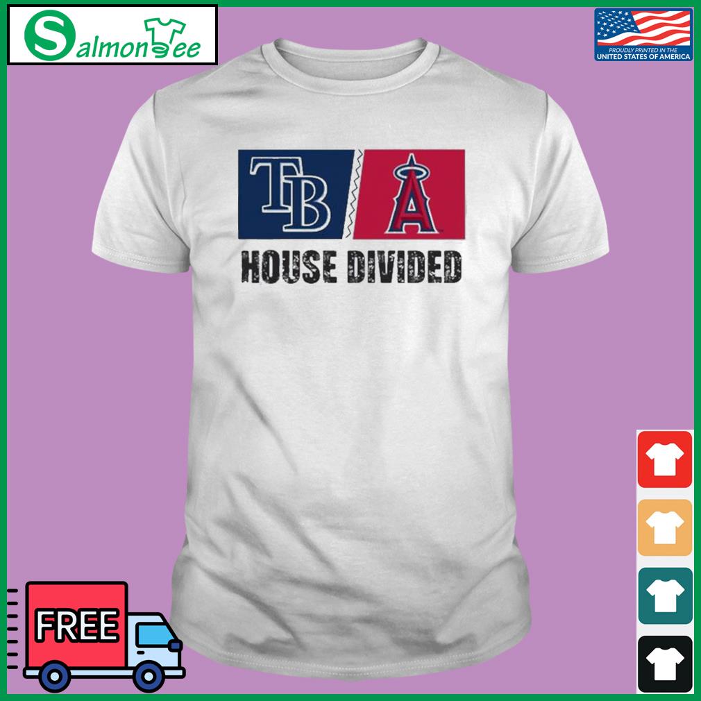 Tampa Bay Rays Vs Los Angeles Angels House Divided Shirt