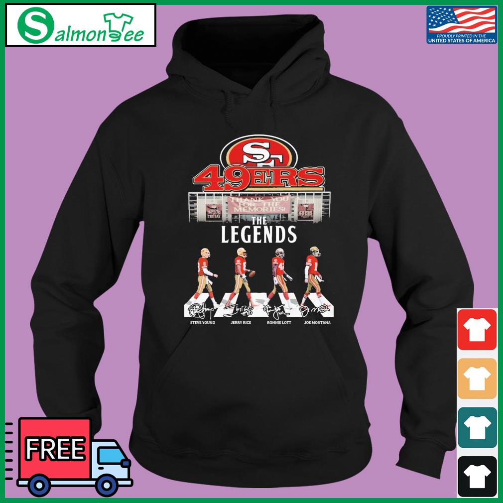 The Legends San Francisco 49ers Team Abbey Road Signatures Shirt, hoodie,  sweater, long sleeve and tank top