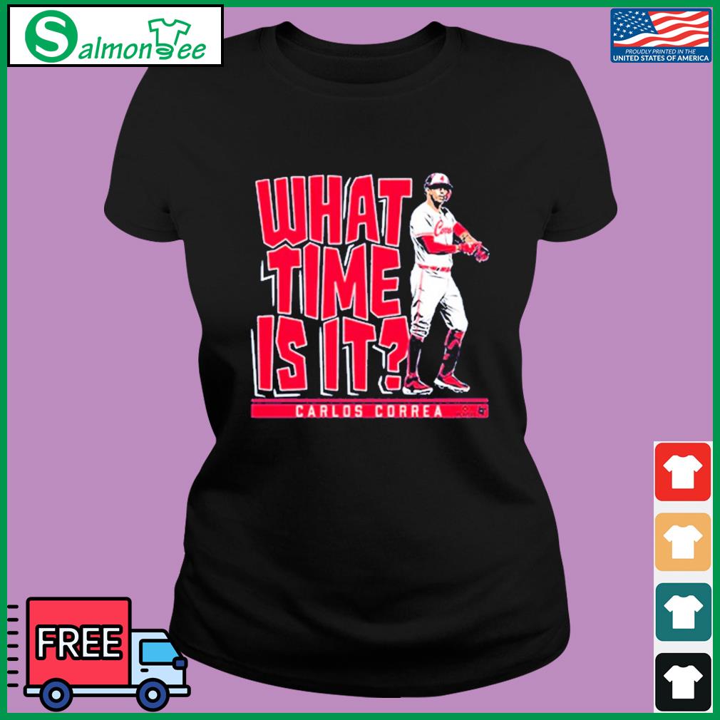 Carlos Correa What Time Is It Minnesota Shirt, hoodie, sweater, long sleeve  and tank top