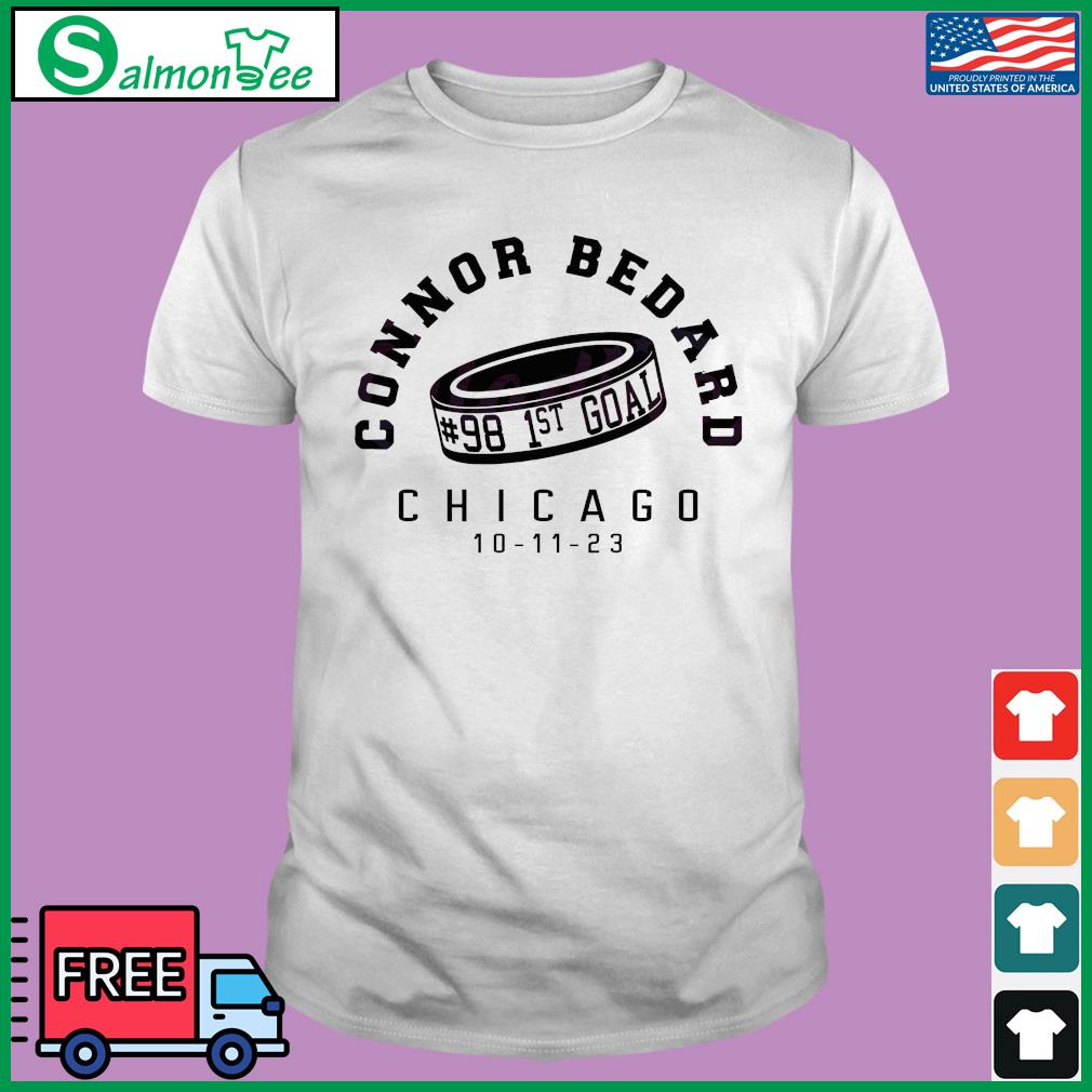 Chicago Blackhawks Connor Bedard 1st Goal Shirt