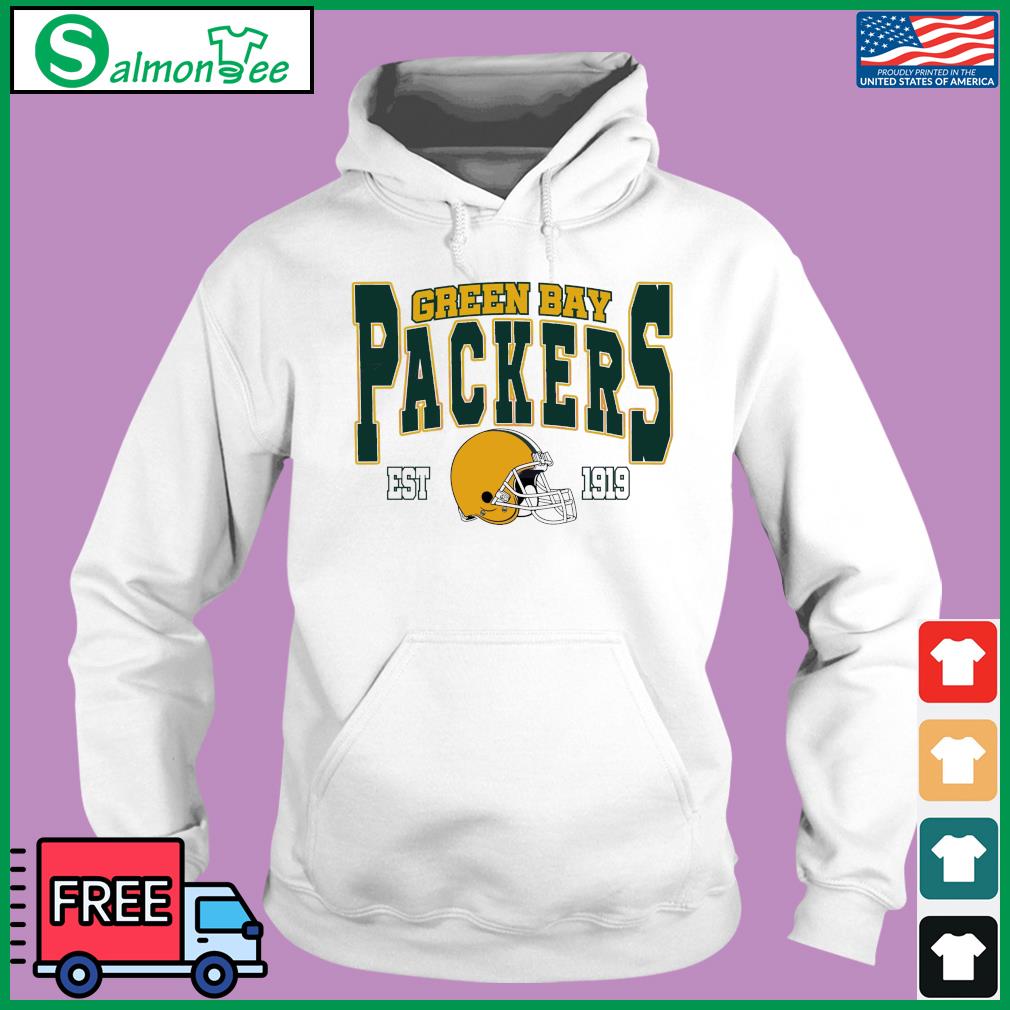 Men's Packers White Gold & Black Gold Est 1919 Patch - All