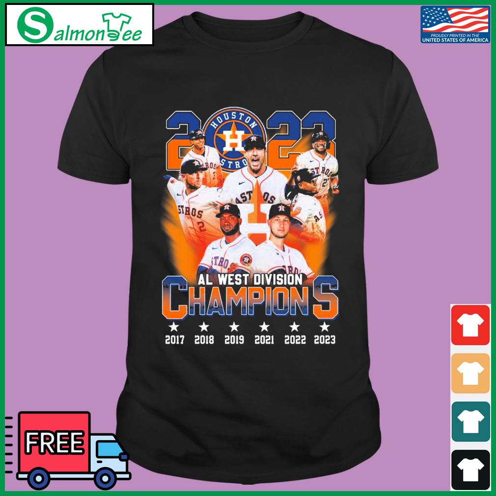 Houston Astros Orange 2023 AL West Division Champions T-Shirt, hoodie,  sweater, long sleeve and tank top