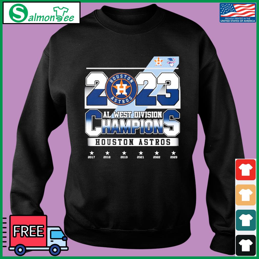 Official Houston Astros 2023 AL West Division Champions Shirt, hoodie,  longsleeve, sweatshirt, v-neck tee