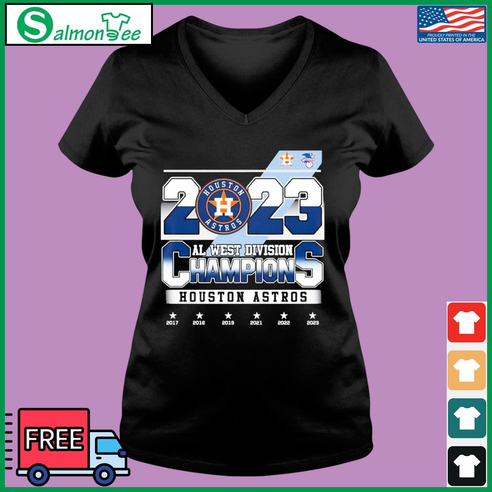 Official Houston Astros 2023 AL West Division Champions Shirt, hoodie,  longsleeve, sweatshirt, v-neck tee