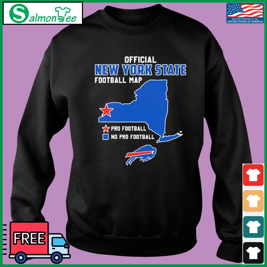 Buffalo Bills Pro Football Official New York State Football Map Shirt,  hoodie, sweater, long sleeve and tank top