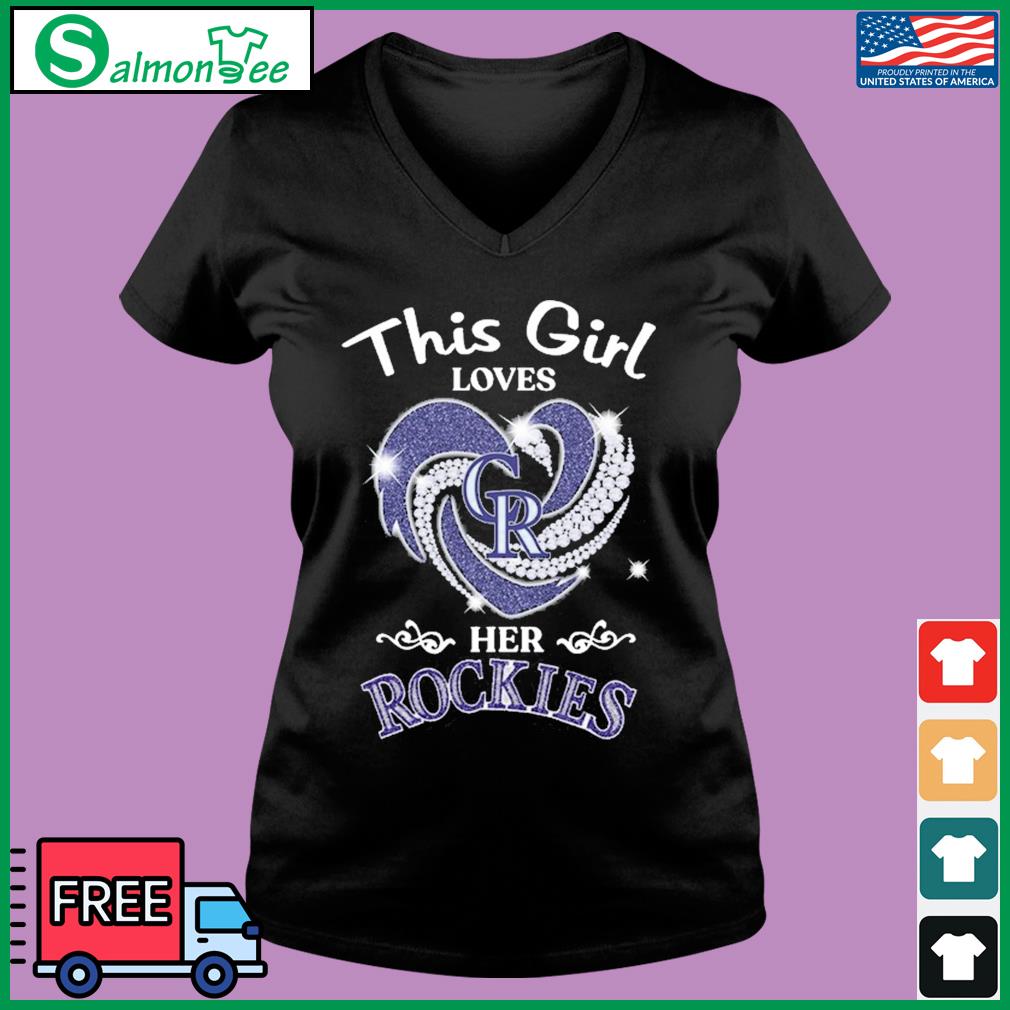 Heart This Girl Love Colorado Rockies Shirt, hoodie, sweater, long sleeve  and tank top