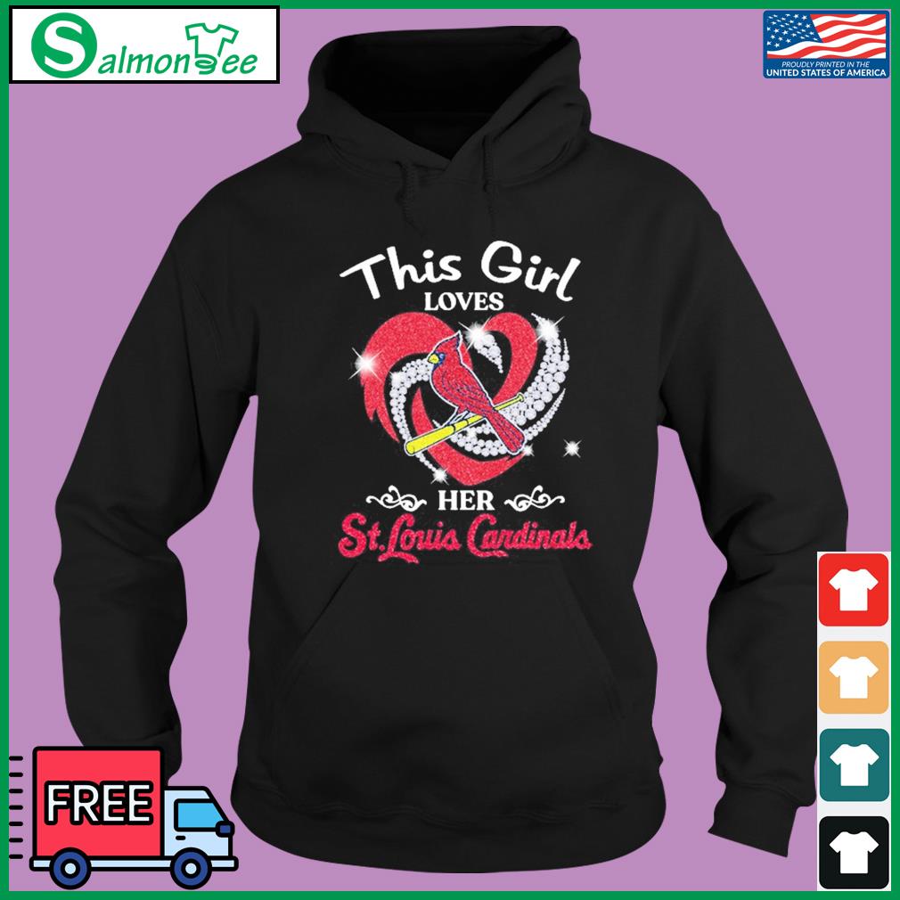 Heart This Girl Love St.Louis Cardinals Shirt, hoodie, sweater, long sleeve  and tank top