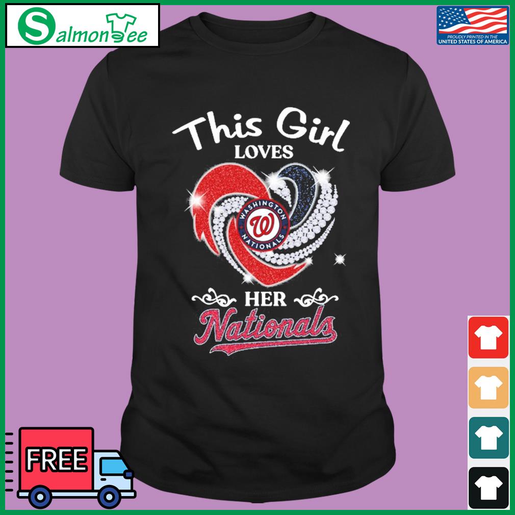 Heart This Girl Love Washington Nationals Shirt, hoodie, sweater