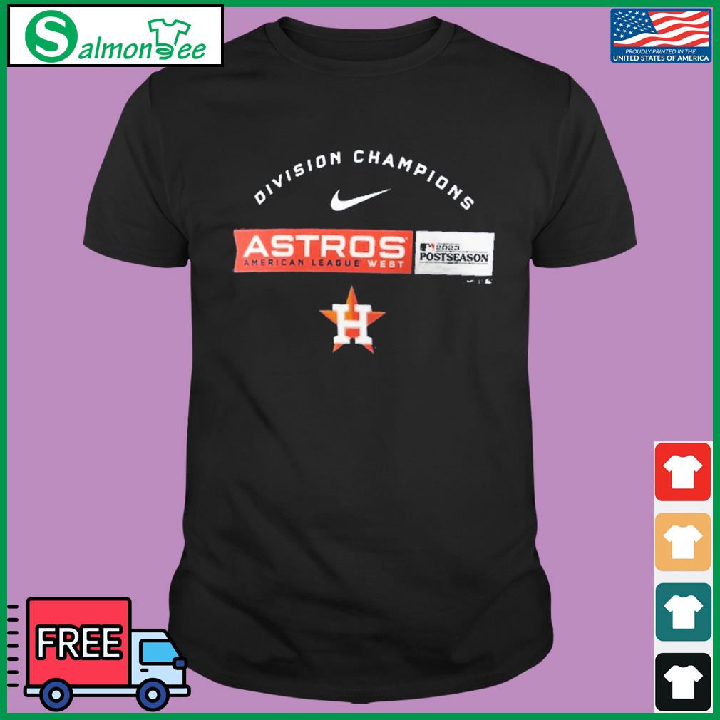 Houston Astros Nike 2023 Al West Division Champions T-shirt