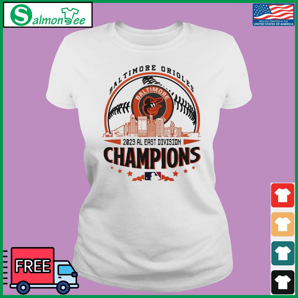 Baltimore Skyline 2023 Al East Division Baltimore Orioles Champions Shirt,  hoodie, sweater and long sleeve