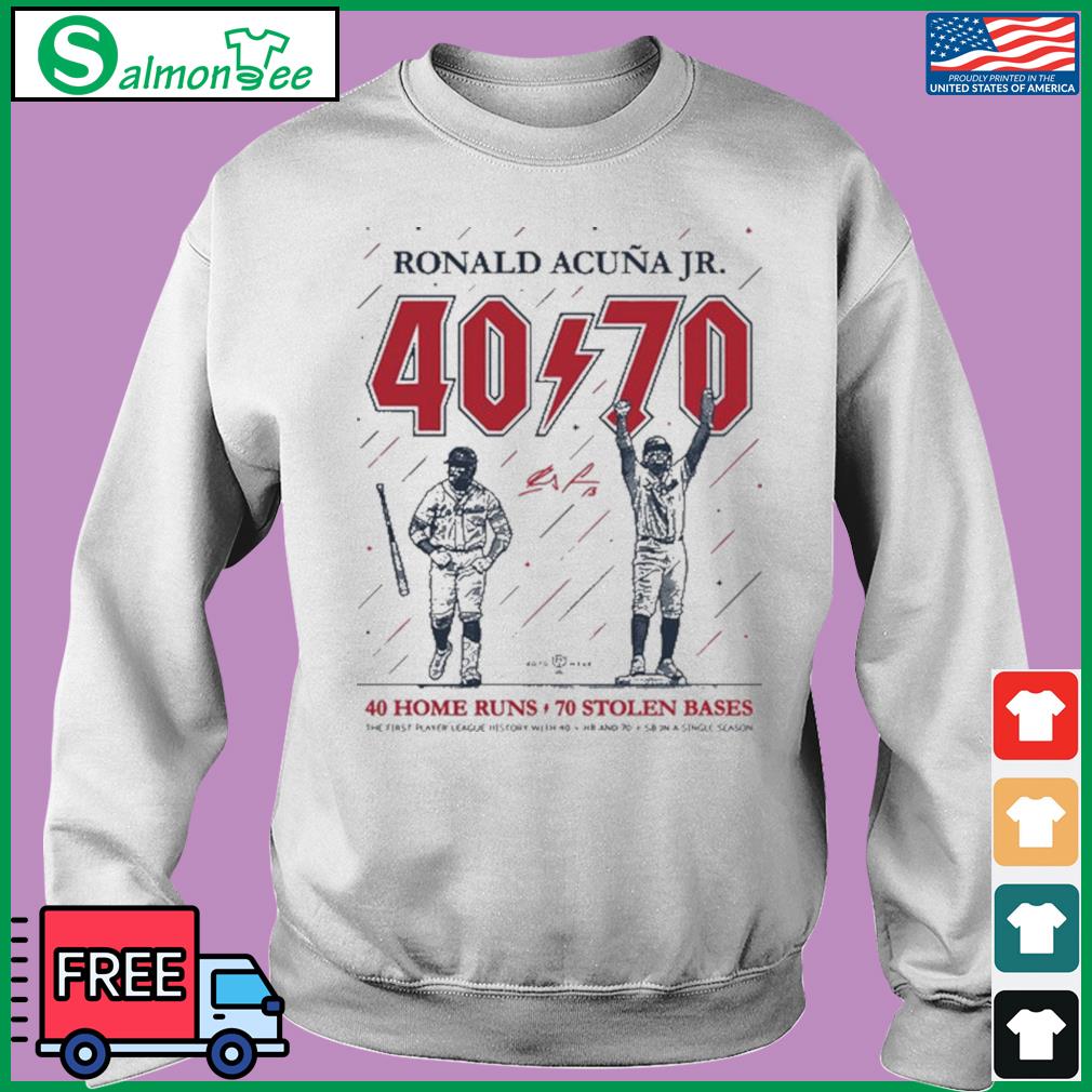 Ronald Acuña Jr. 40-70 T Shirt, hoodie, sweater, long sleeve and tank top