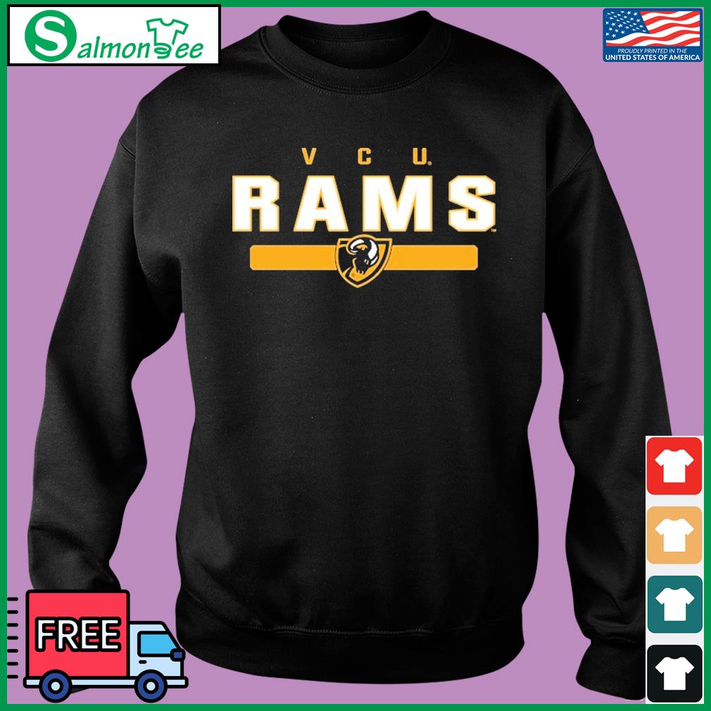 Youth Champion Black VCU Rams Jersey Long Sleeve T-Shirt