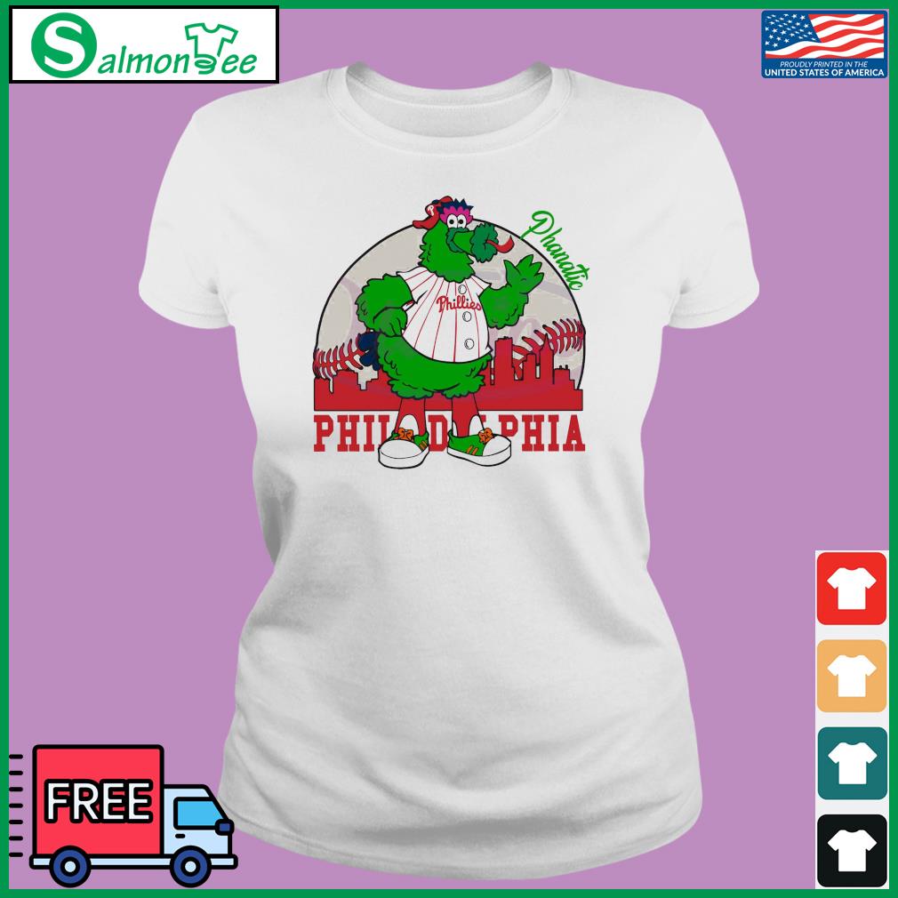 Phillies Phanatic Cartoon Baseball Shirt